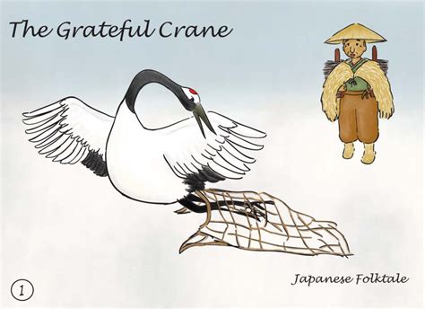  The Grateful Crane - A Story About Selflessness and Unexpected Repayment!