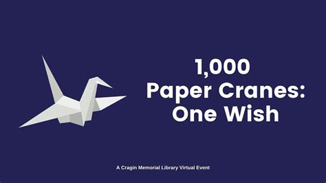   The Paper Crane Wish - Chuyện về Sự Thật Lòng của Con Người và Sức Mạnh của Niềm Tin!